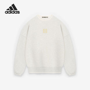 Adidas 秋冬新款 男士 简约圆领套头卫衣IS5320 阿迪达斯正品