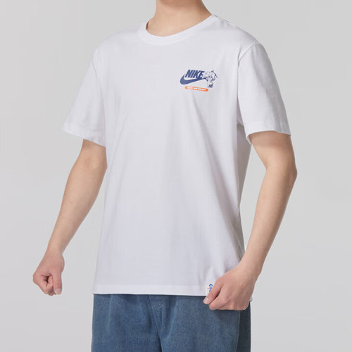 nike耐克短袖男正品夏季透气休闲宽松半袖上衣印花纯棉T恤FV3755