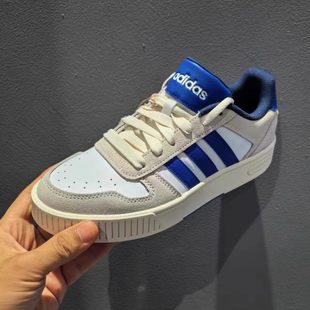 阿迪达斯男女鞋秋季新款休闲复古小白鞋蓝色篮球运动鞋情侣板鞋男