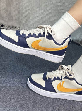 Nike耐克鞋子简版空军一号女鞋拼接板鞋正品低帮运动鞋夏季新款鞋