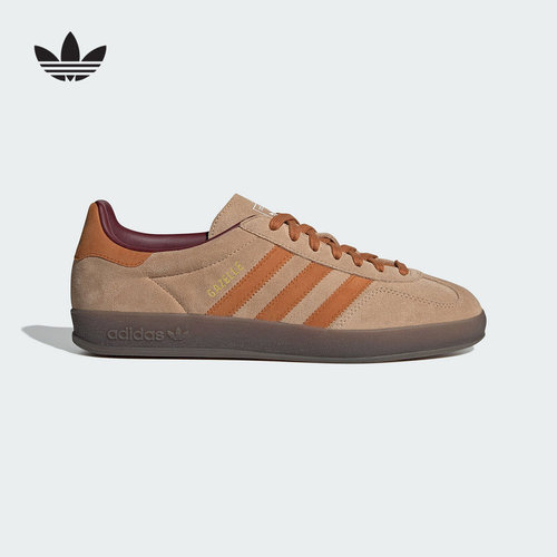 adidas阿迪达斯T头鞋正品春男女鞋GAZELLE三叶草德训板鞋JH5412