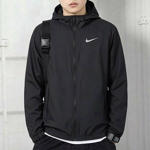 Nike耐克黑色外套薄款连