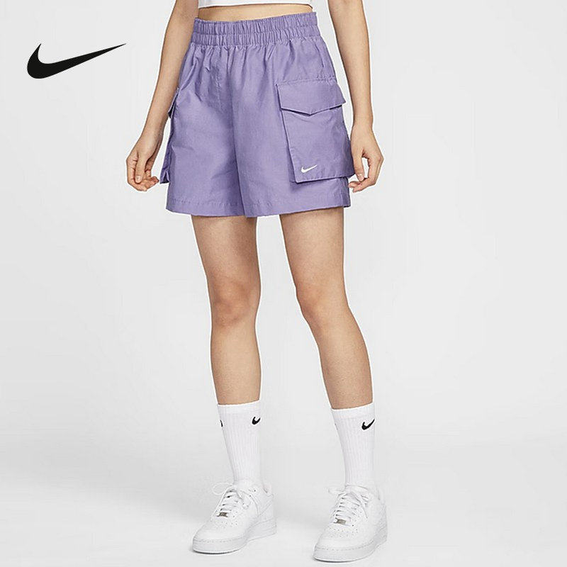 NIKE耐克2025新款女款透气宽松运动短裤 HM6983-527训练跑步专用
