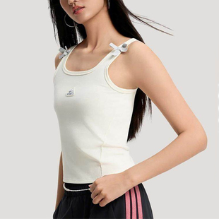 adidas阿迪达斯女子三条纹舞动系列运动休闲背心KS0043