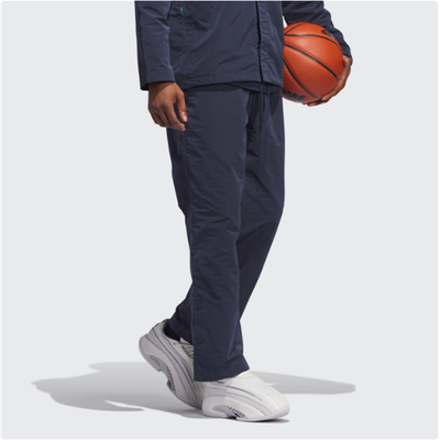 正品Adidas阿迪达斯裤子男2025夏新款运动休闲宽松直筒长裤IW5638