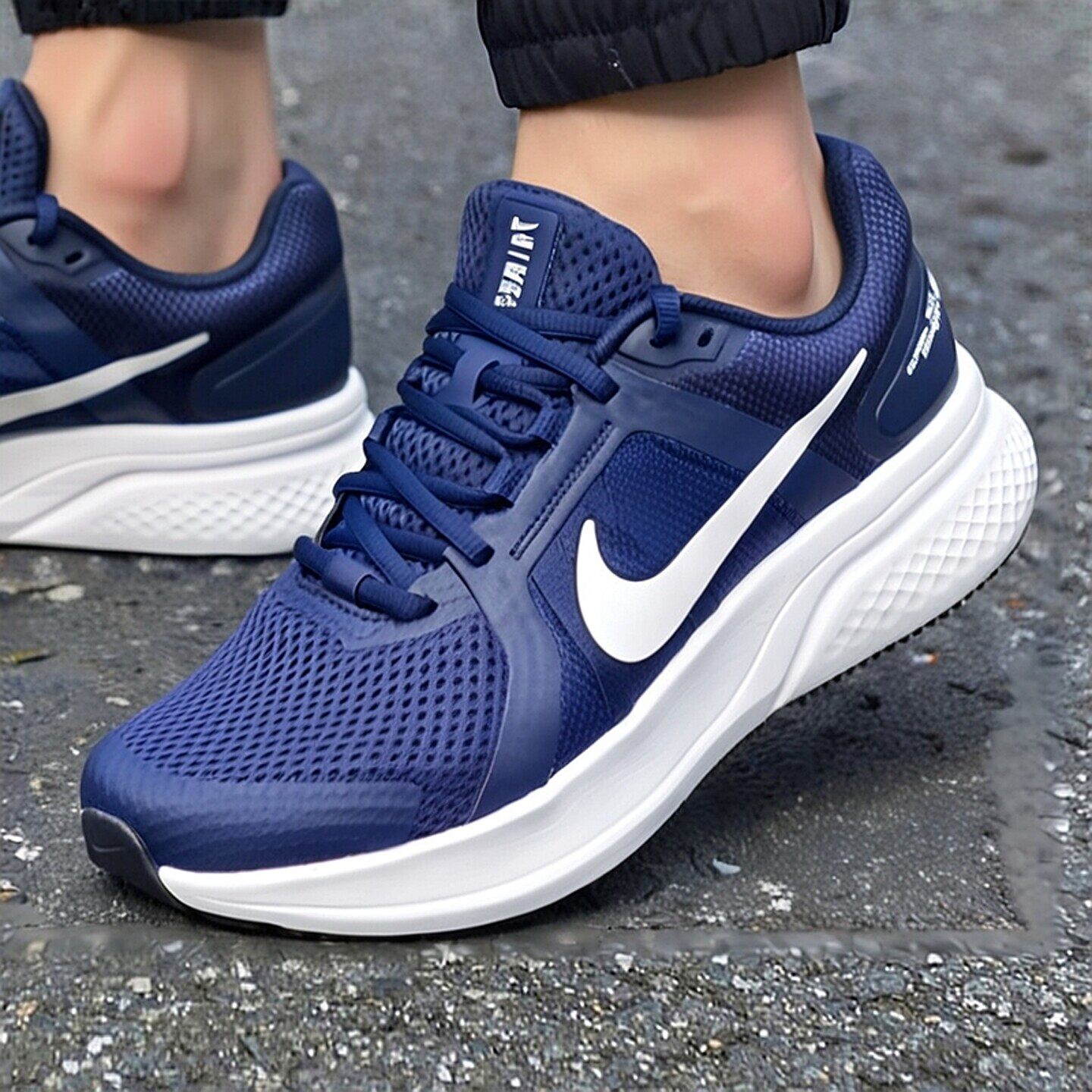 NIKE耐克正品男鞋蓝色跑步鞋新款减震耐磨透气休闲鞋慢跑运动鞋