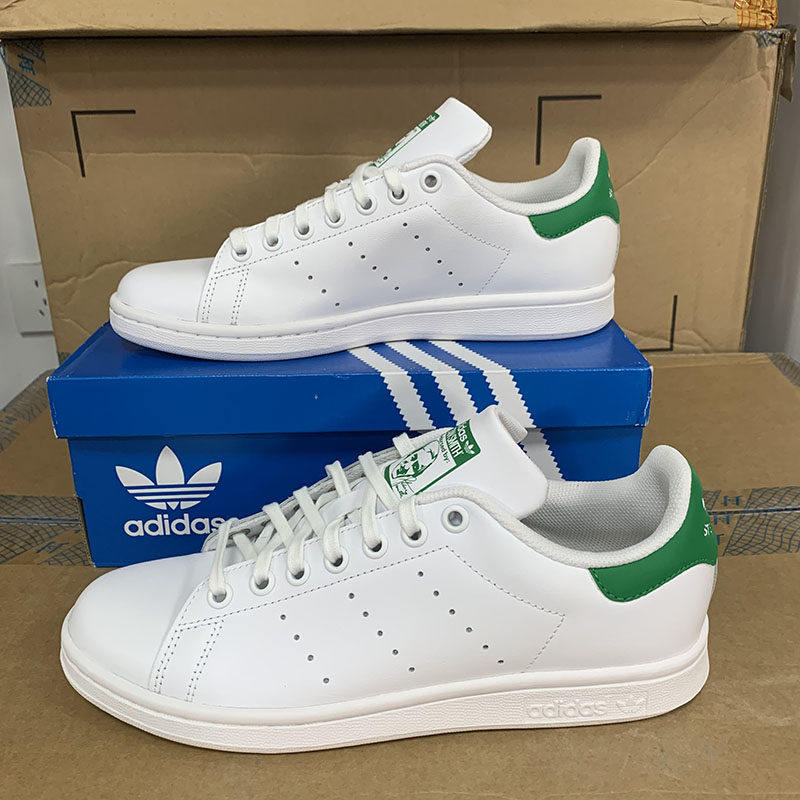 阿迪达斯/三叶草 Stan Smith 史密斯绿尾板鞋小白鞋 JP9710
