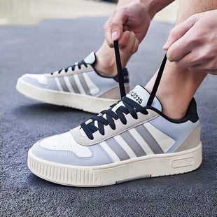阿迪达斯男鞋板鞋春季新款小白鞋男款休闲鞋子男士运动鞋轻便透气