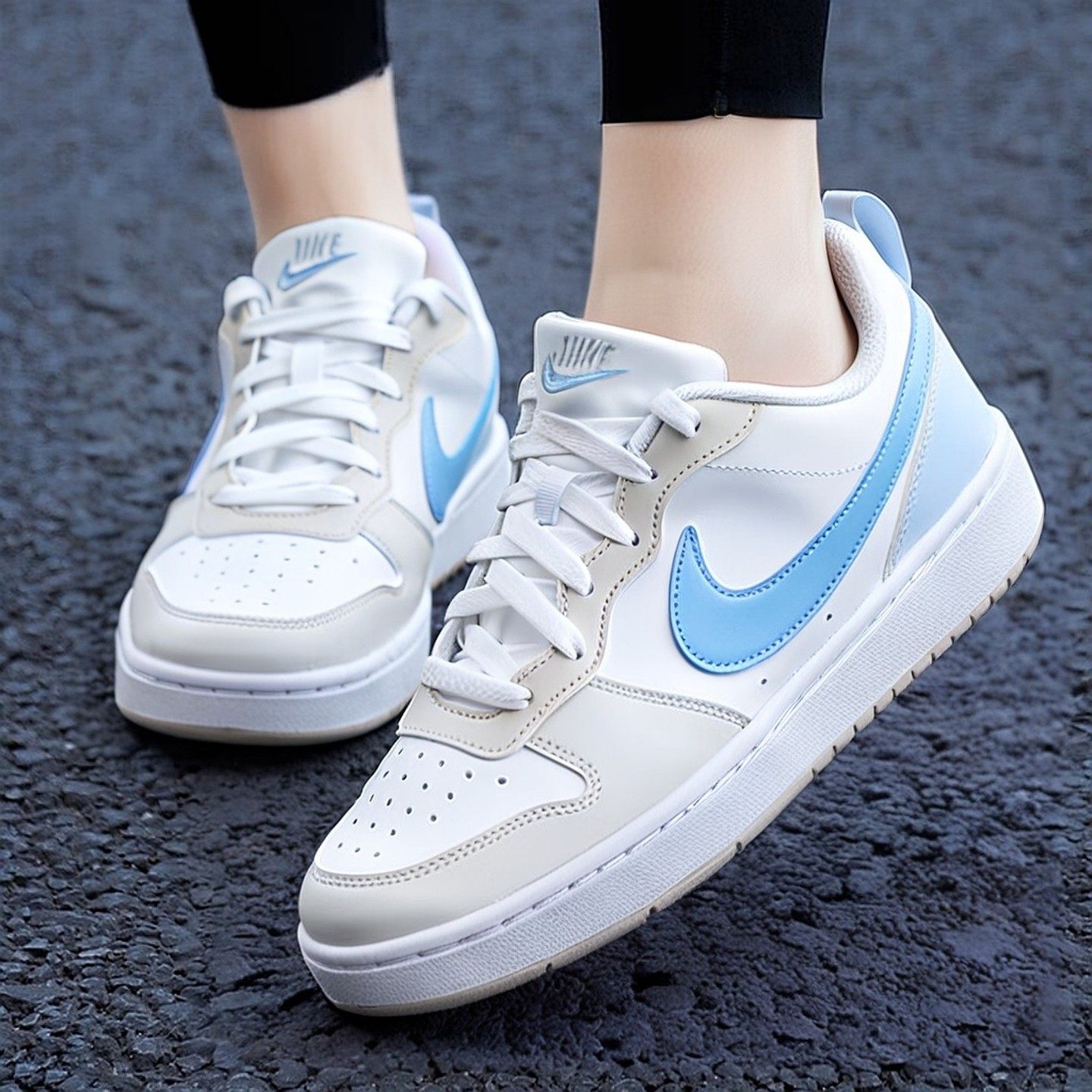 简版空军一号女鞋NIKE耐克鞋子学生板鞋春季正品运动鞋轻便休闲鞋