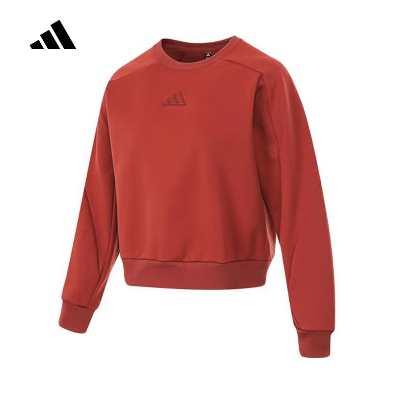 adidas阿迪达斯正品春正品女卫衣运动休闲宽松圆领套头衫 JM8763