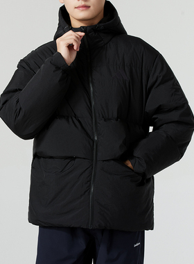 Adidas阿迪达斯短款羽绒服男装外套24冬新款保暖运动服潮流JG5940