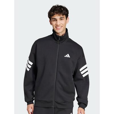 adidas阿迪达斯2025春季新款男子针织夹克外套立领宽松休闲JD4885