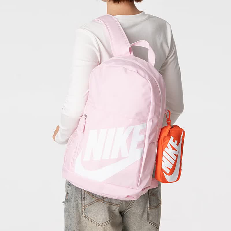 Nike耐克双肩包男女运动包简约百搭粉色背包防水旅行包潮流