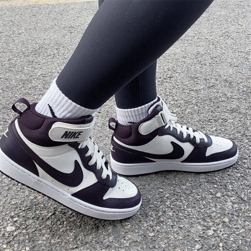 简版空军一号女鞋Nike耐克鞋子冬季正品运动鞋轻便高帮板鞋旅游鞋