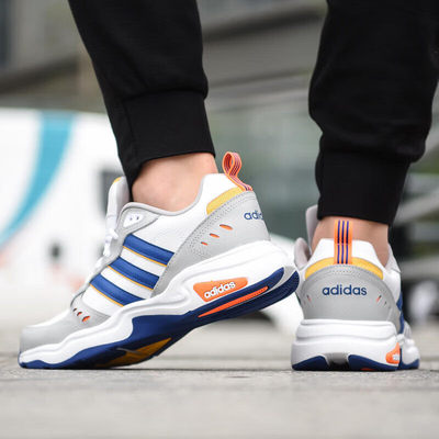 阿迪达斯老爹鞋男秋季新款STRUTTER复古百搭休闲皮面运动鞋FZ0660