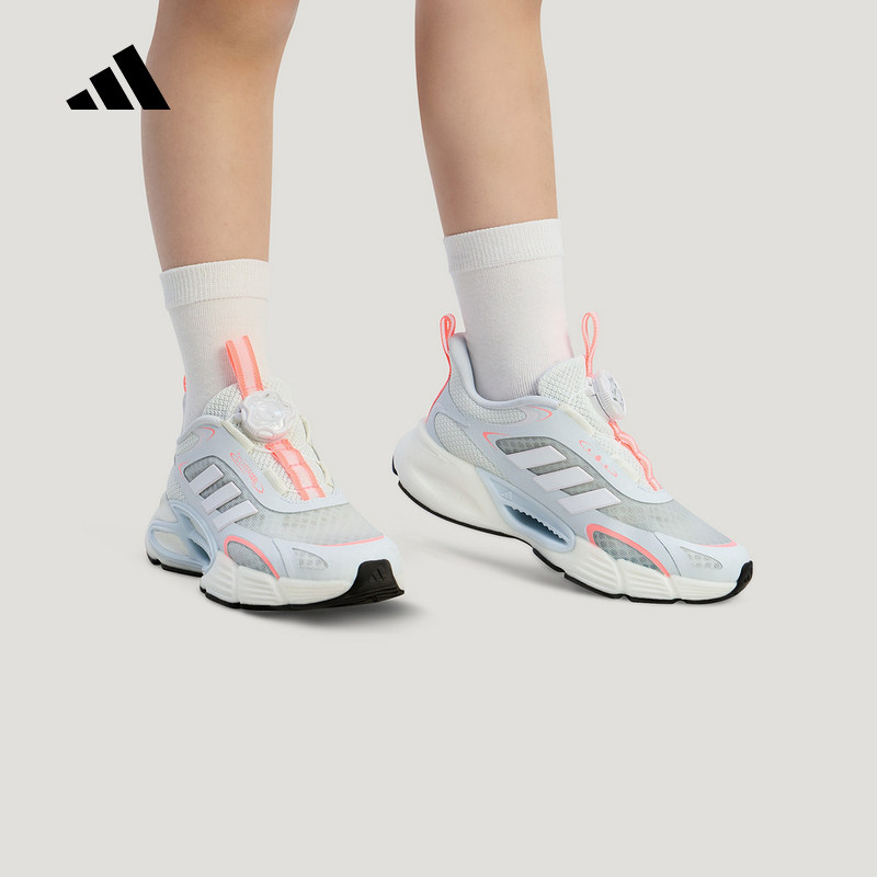 adidas阿迪达斯清风鞋网面旋转按钮运动鞋2026夏女小童鞋 KJ6873