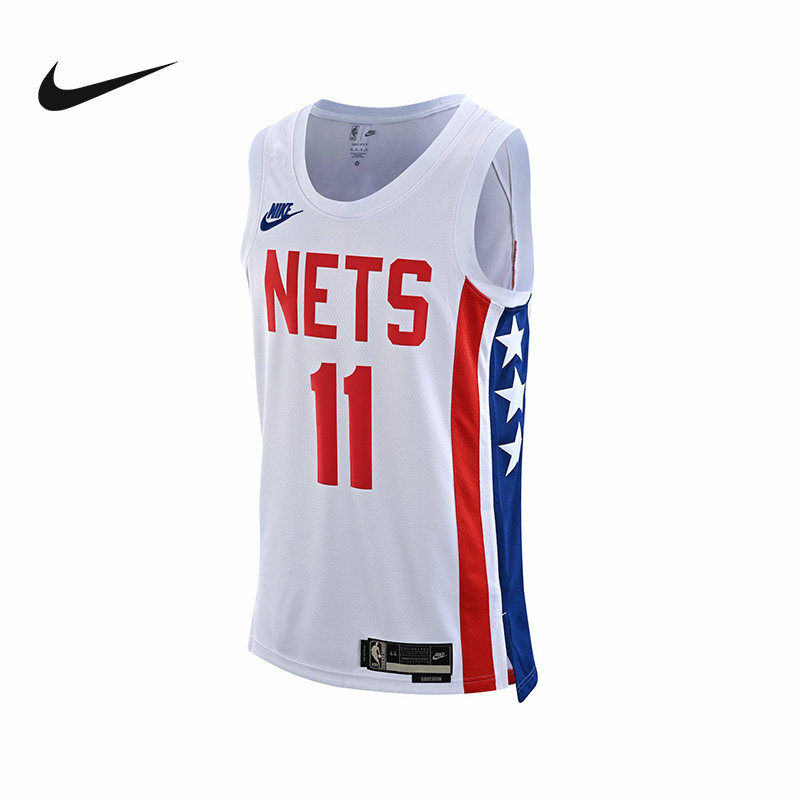 Nike耐克布鲁克林篮网欧文DRI-FIT NBA JERSEY男子球衣DO9444-102