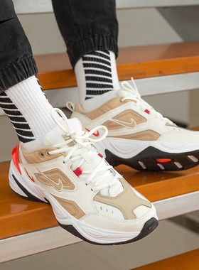 Nike耐克正品M2K老爹鞋冬季新款男鞋厚底运动鞋轻便跑步鞋AV4789