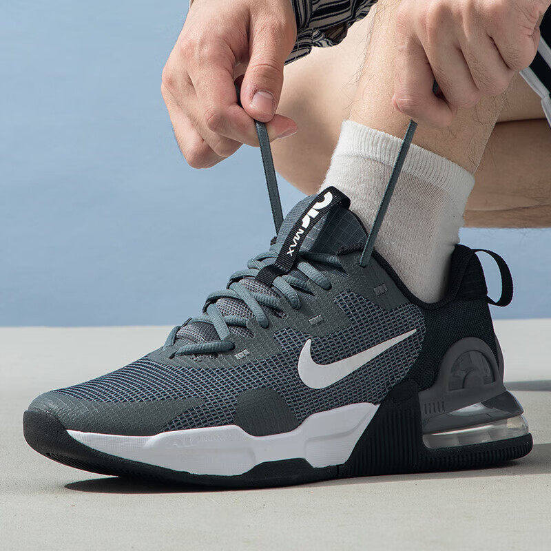 NIKE耐克灰色男鞋秋冬季正品AIR MAX气垫鞋运动鞋轻便减震跑步鞋