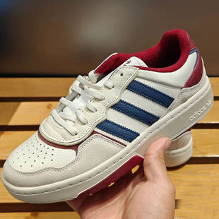 Adidas阿迪达斯男鞋夏季新款低帮小白鞋红色复古运动板鞋ID0560