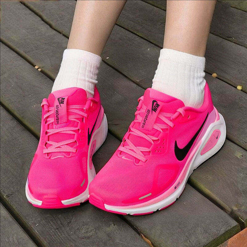 粉色女鞋Nike耐克鞋子正品跑步鞋透气网面鞋秋季新款运动鞋旅游鞋
