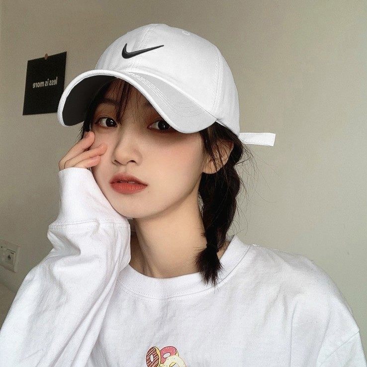 白色防晒帽子Nike耐克正品运动帽男女速干鸭舌帽正品棒球帽休闲帽