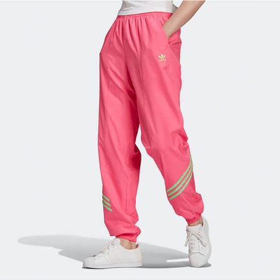 Adidas/阿迪达斯正品施华洛世奇联名装饰水晶女子亮色长裤 GS2637