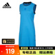 连衣裙HN0014 新款 运动裙圆领透气无袖 Adidas阿迪达斯NEO女裙正品