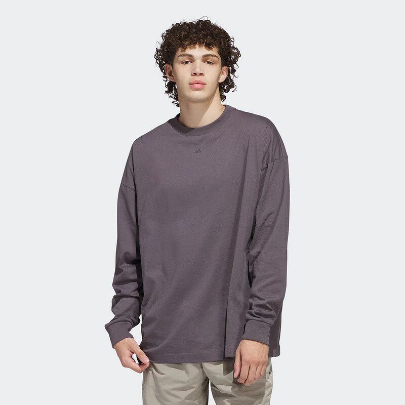 adidas阿迪达斯正品春正品男女情侣款正品篮球运动长袖T恤JC7835
