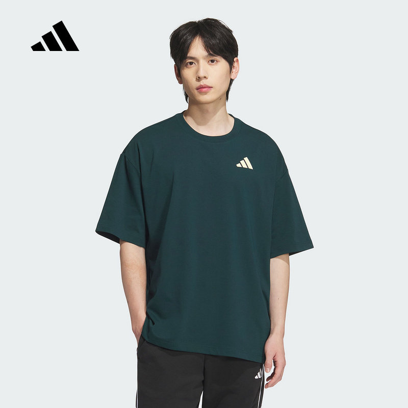 adidas阿迪达斯篮球风运动半袖正品秋男女宽松圆领短袖T恤KD4291