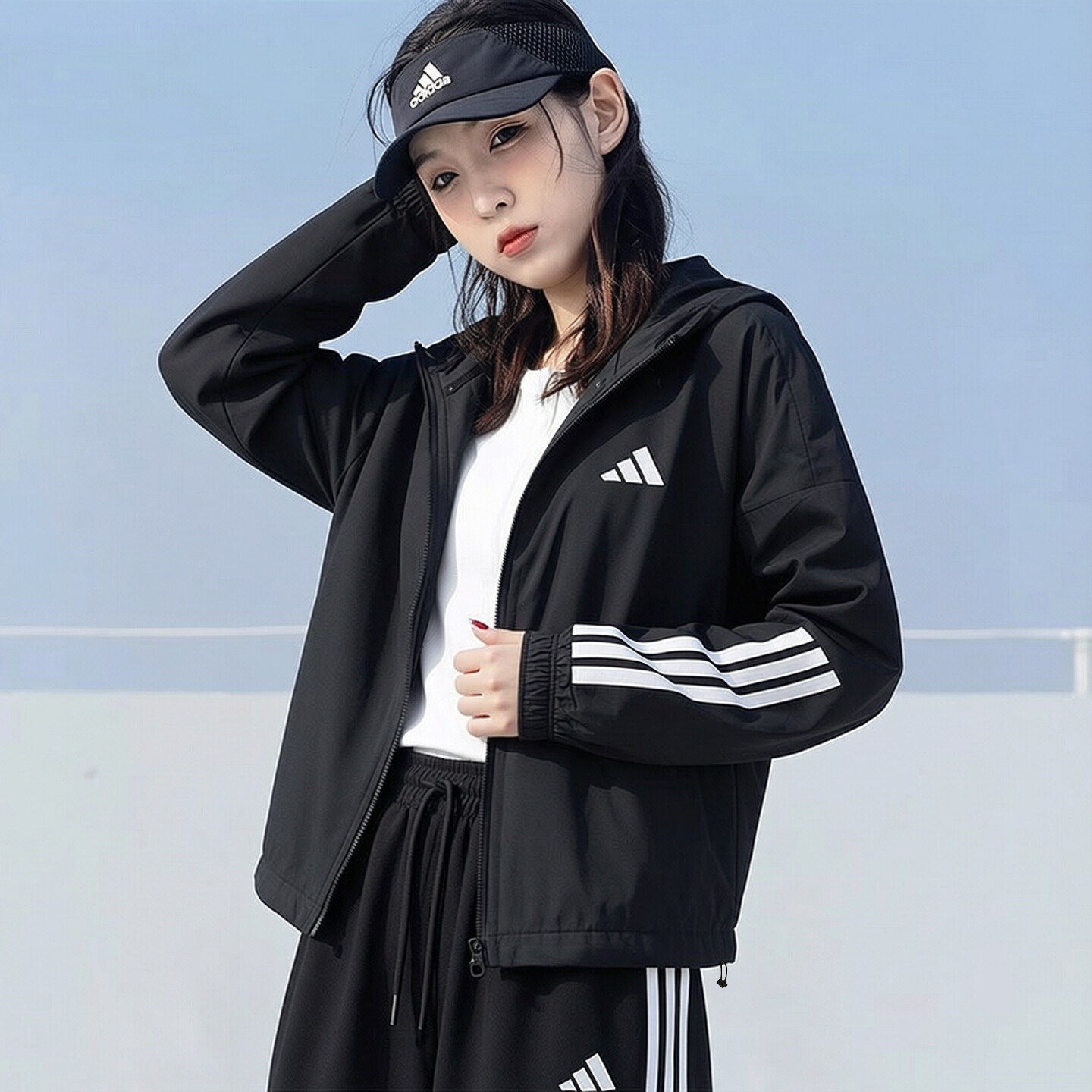 阿迪达斯外套女春季新款