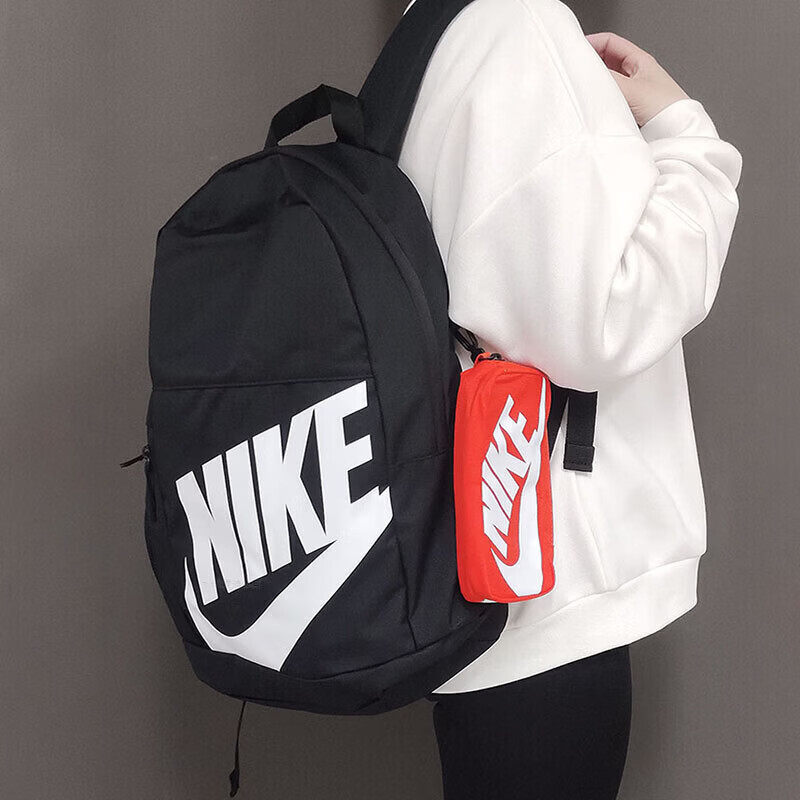 Nike耐克潮流大标双肩包2026年新款学生书包男女背包休闲包旅行包