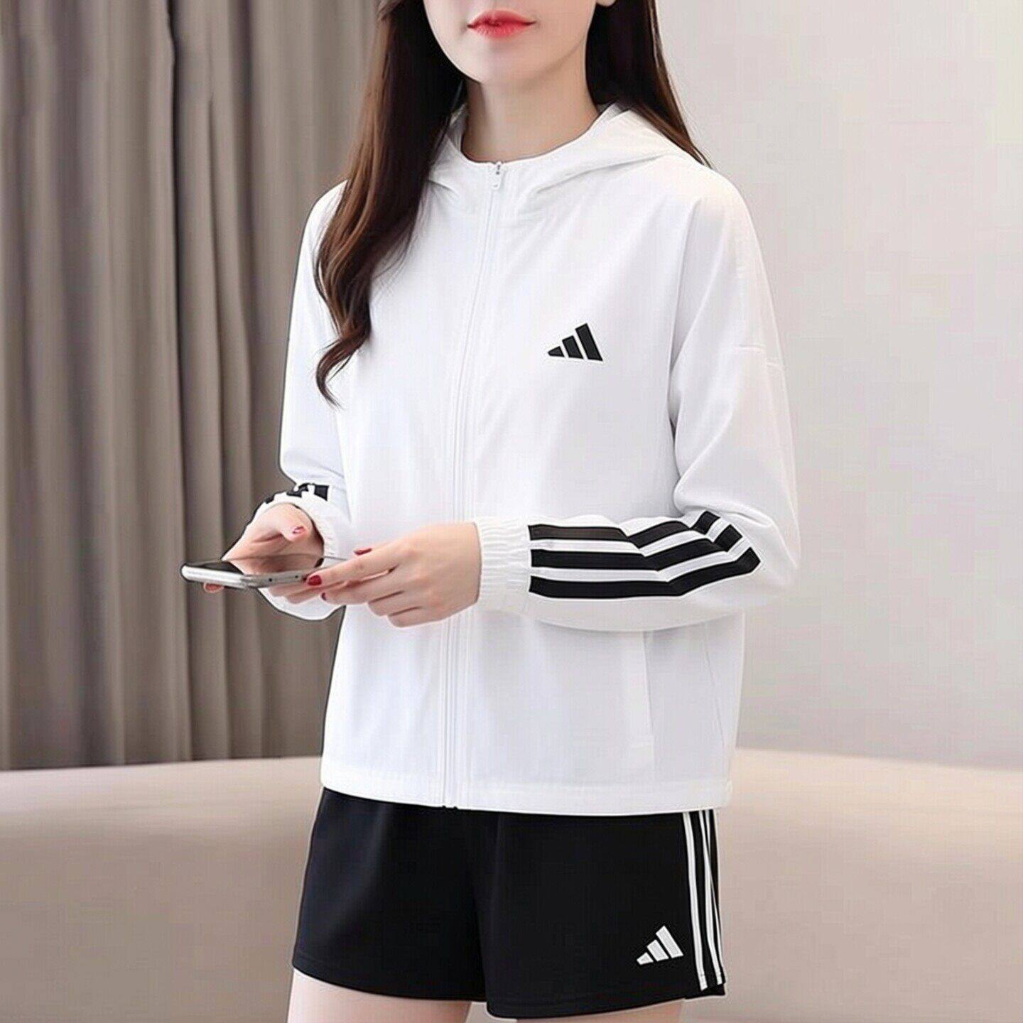 阿迪达斯薄款梭织夹克女