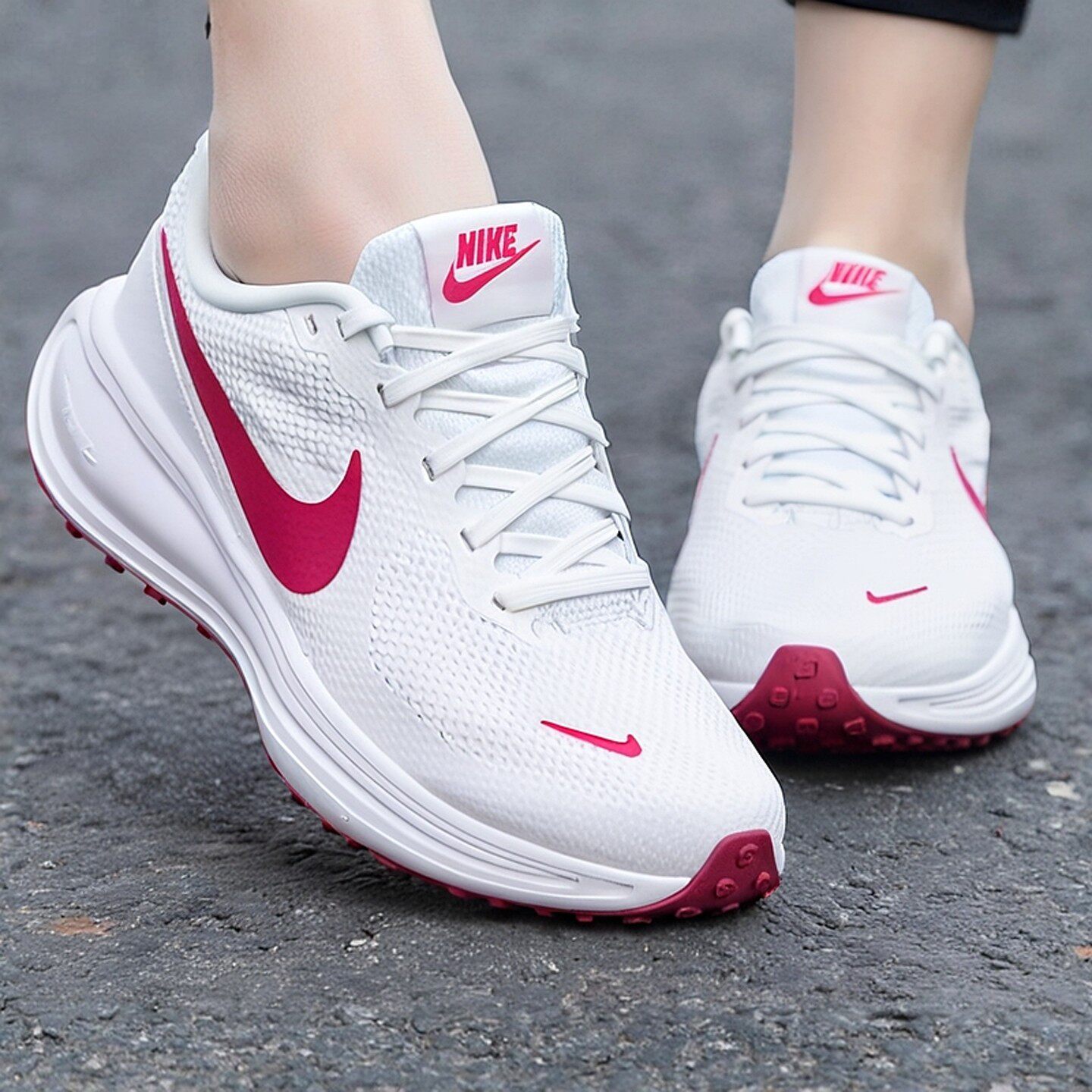 Nike耐克女鞋正品正品震透气百搭白色运动跑步鞋户外健步鞋HJ8485