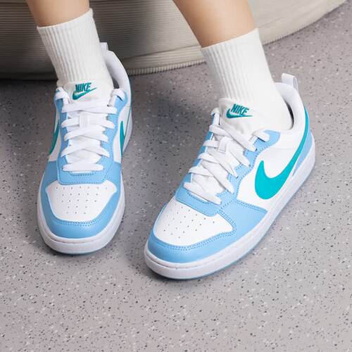 Nike耐克鞋子简版空军一号板鞋皮面拼接运动鞋新款女鞋潮流休闲鞋