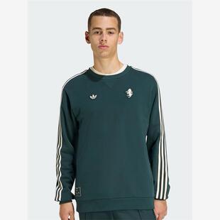 adidas阿迪达斯冬男尤文图斯足球休闲文化复古卫衣套头衫 JM9454