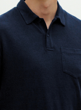 PHEATHER斐德 803通勤纯棉珠地休闲短袖Polo衫