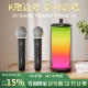 SOAIY索爱K69无线麦克风家用K歌牙音响KTV唱歌话筒户外音箱一体蓝