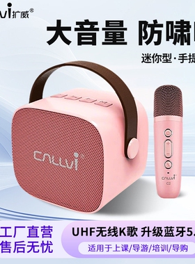 CallVi扩威w2扩音器蓝牙音响户外讲箱话筒专业儿童唱K歌便携式演