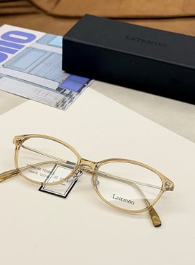 浪特梦眼镜框男女素颜超轻板材猫眼眼镜架近视眼镜可配度数L83416