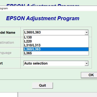 爱普生_L365 363 360 313 310 220 130清零软件永久版+使用教程