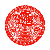 招财进宝窗花静电贴纸玻璃门贴玻璃贴自粘春节新年开业装 饰布置