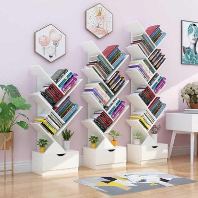 书架 Bookshelf shelf student tree - shaped small bookcase