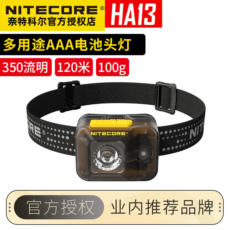 奈特科尔HA13户外超亮头灯新品
