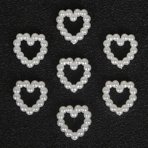 Аксессуар для волос из жемчуга с бантиком в форме сердца ручной работы, чехол для телефона, аксессуары