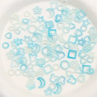 [Градиент синий] Смешанные цвета 20 г, около 190 шт.