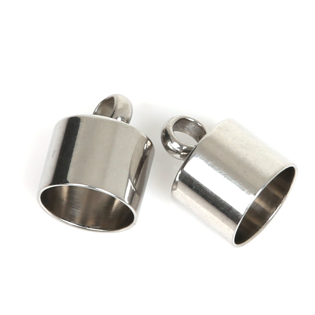 Dây da dây tròn inox, móc nối, móc dây, kẹp đầu, kẹp đầu, móc, kẹp, móc, diy, dây chuyền, dây sáp