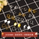 20个金色无痛无耳洞铜制螺旋耳夹三角夹diy手工耳钩饰品配件材料