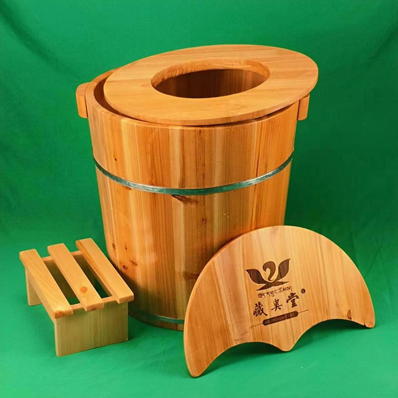 美乐康藏奥堂杉木桶足浴木桶足浴脚盆洗脚桶泡脚桶足浴桶家用盆洗