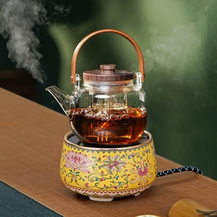 莺歌烧电陶炉煮茶炉家用迷你小型烧水泡茶专用高端养生煮茶器静音